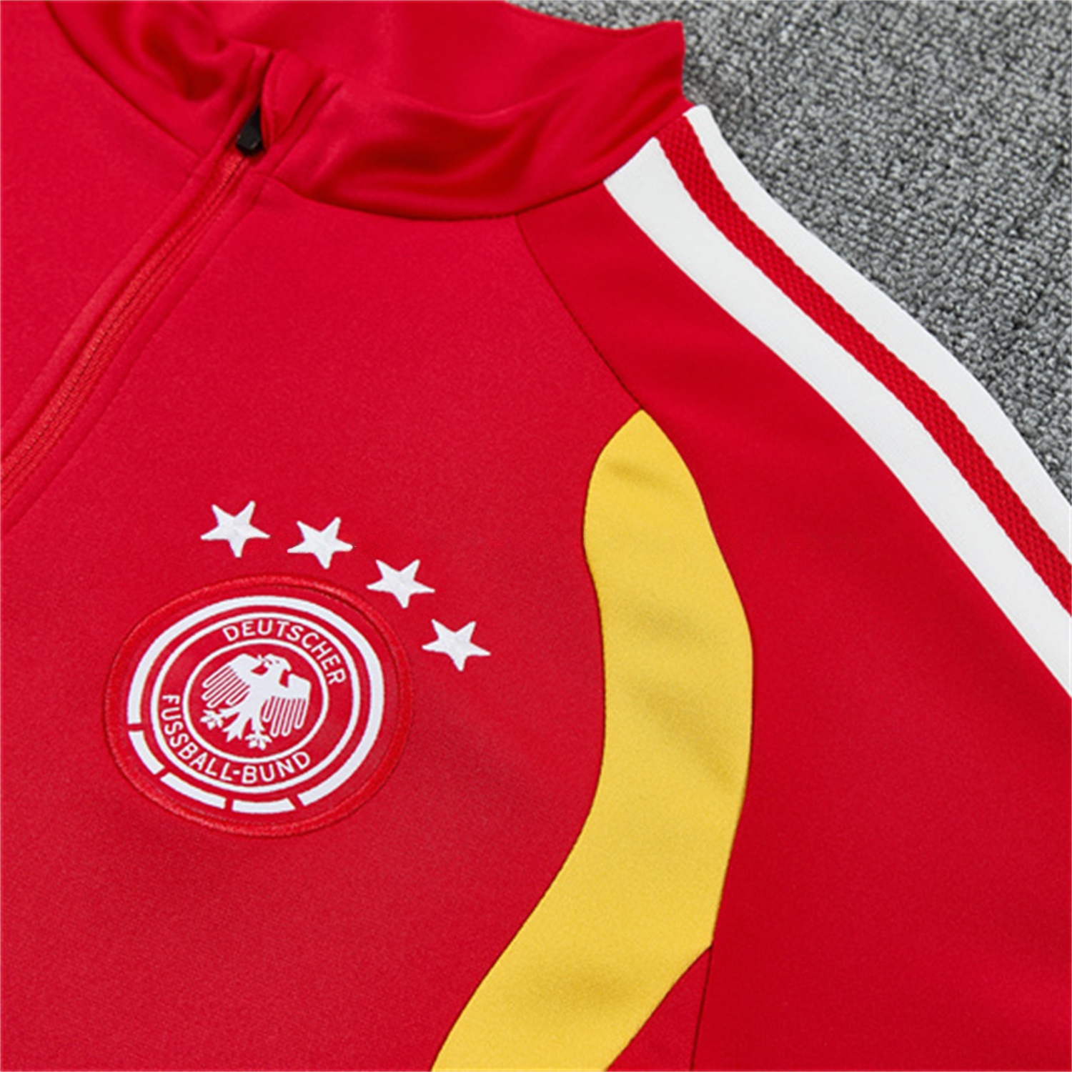 Germany 2026 Long Sleeve Training Set - Red Top & Pants - UnitedFutballJersey