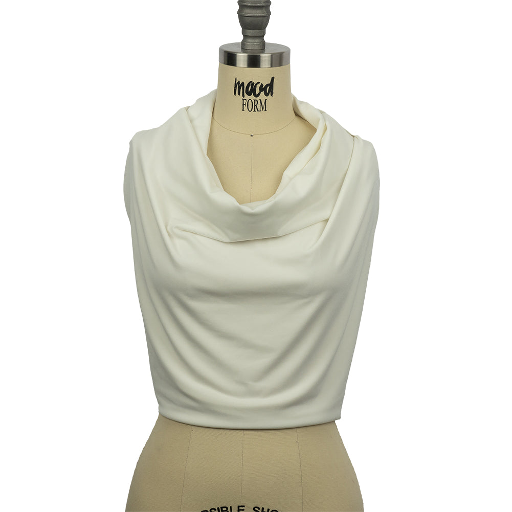 Stretch Polyester ITY Jersey - Cloud Dancer - Isadora Collection - Joann Fabrics
