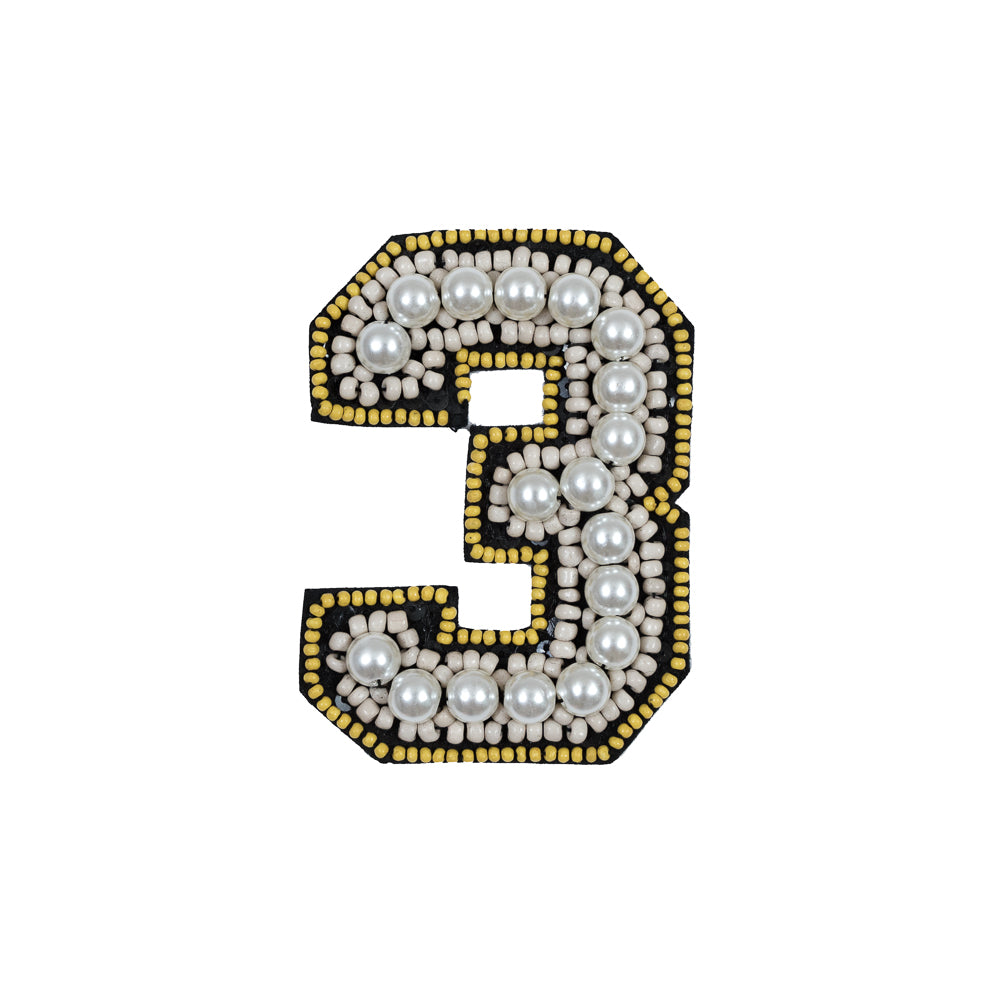 #3 Patch with Pearls - 3.75