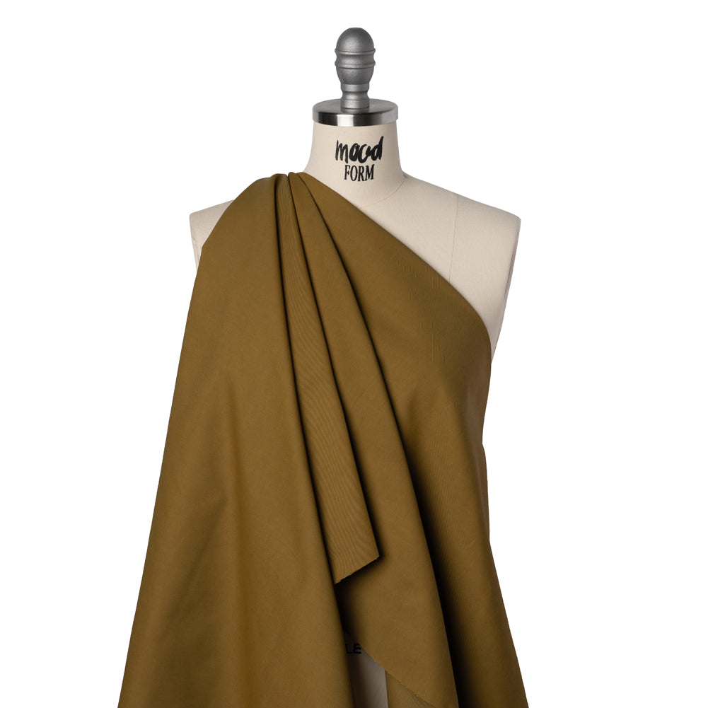 Cotton and Viscose Twill - Olive - Famous Australian Designer Deadstock - Joann Fabrics