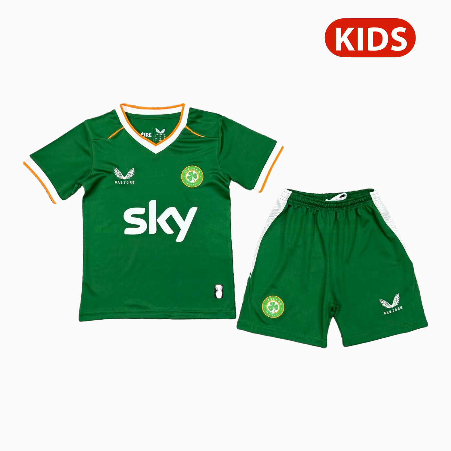 Ireland 2026 Home Kids Kit - UnitedFutballJersey