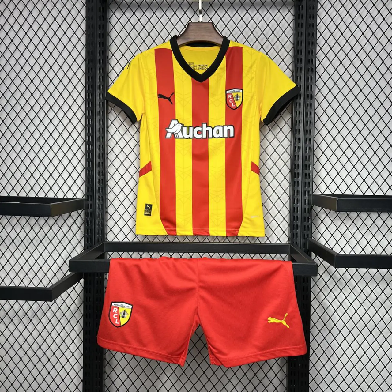 2024/2025 RC Lens Home  Football Shirt 1:1 Thai Quality Kids Size