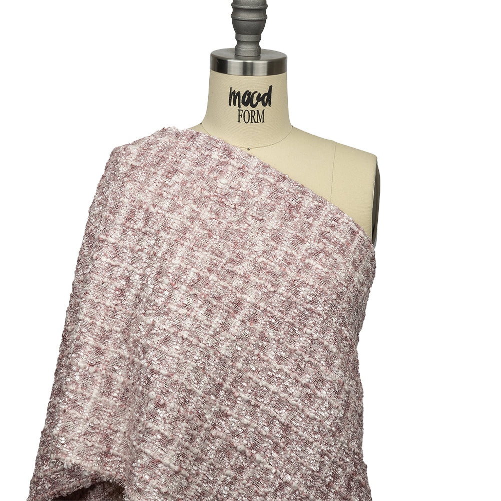 Newcastle Mauve and White Viscose and Acrylic Chenille Tweed - Joann Fabrics