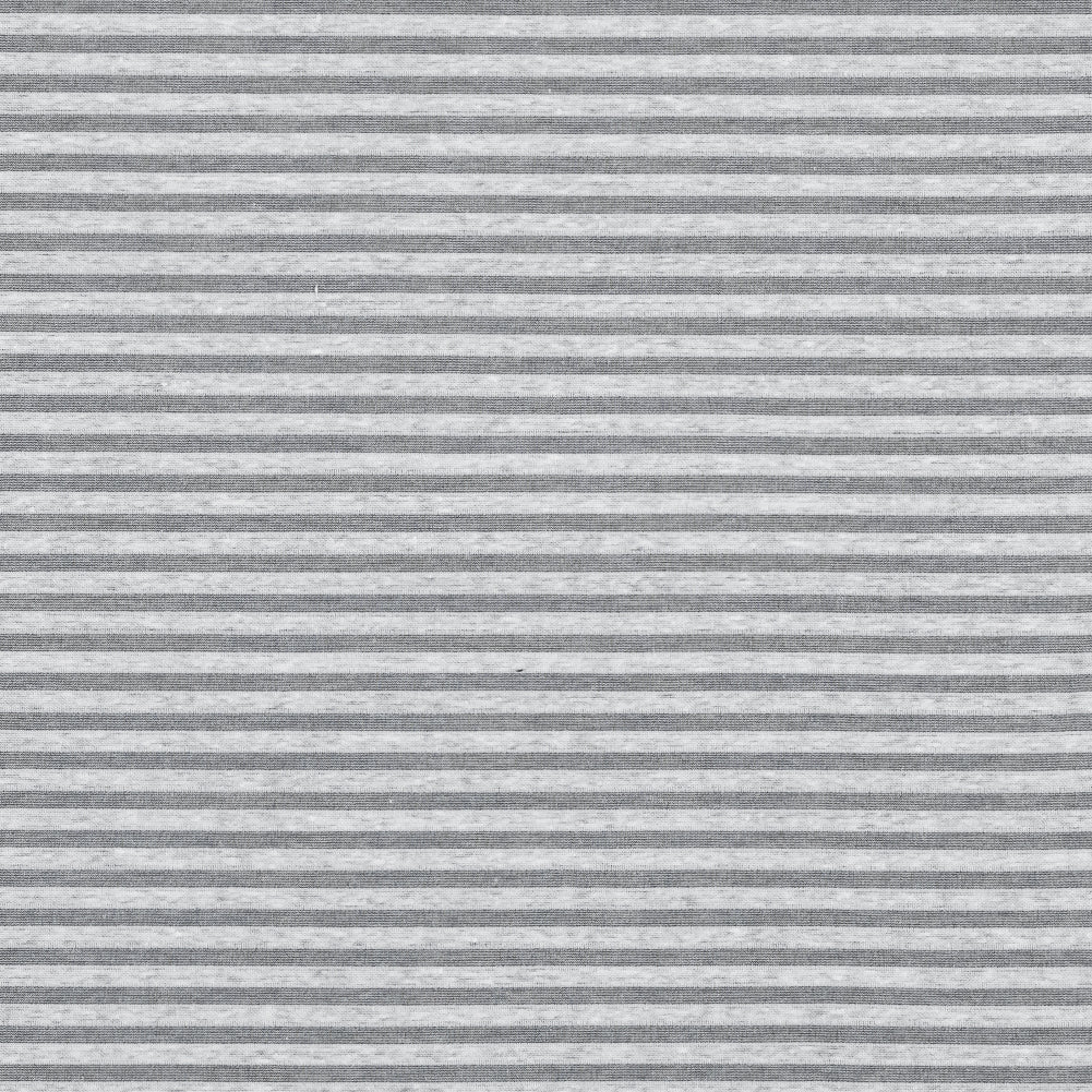 Sheer White Bengal Striped Stretch Cotton Jersey - Joann Fabrics