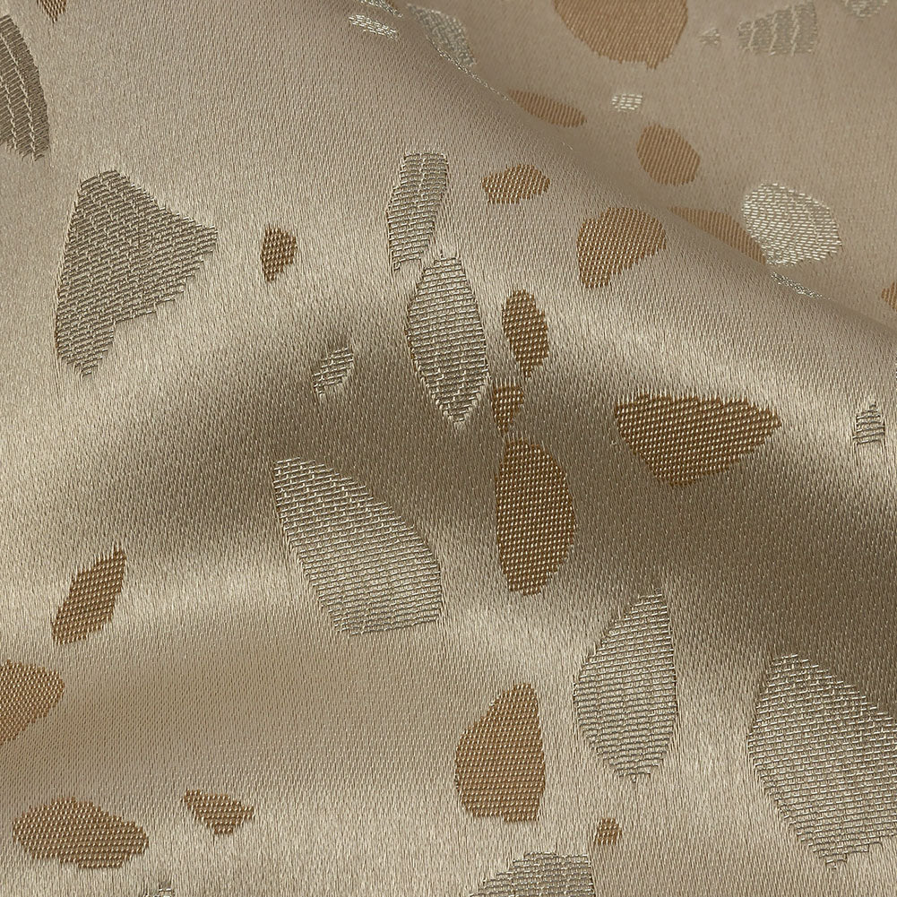 Metallic Satin-Faced Drapery Jacquard - Sandstone Pebbles - British Imported - Joann Fabrics