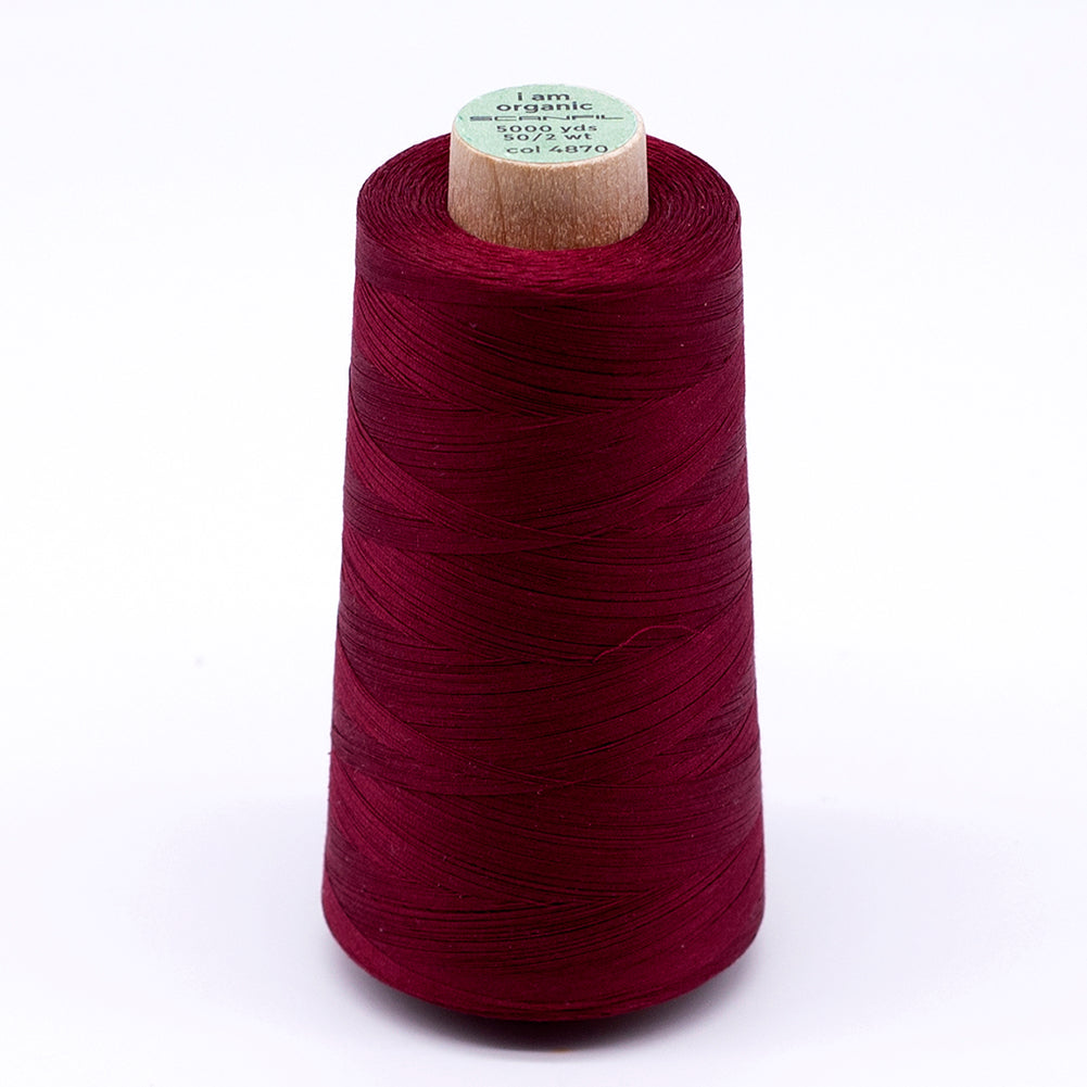 SCANFIL® 50wt Organic Pima Cotton Thread 5000 yd Cones - 4870 Rhubarb - Joann Fabrics