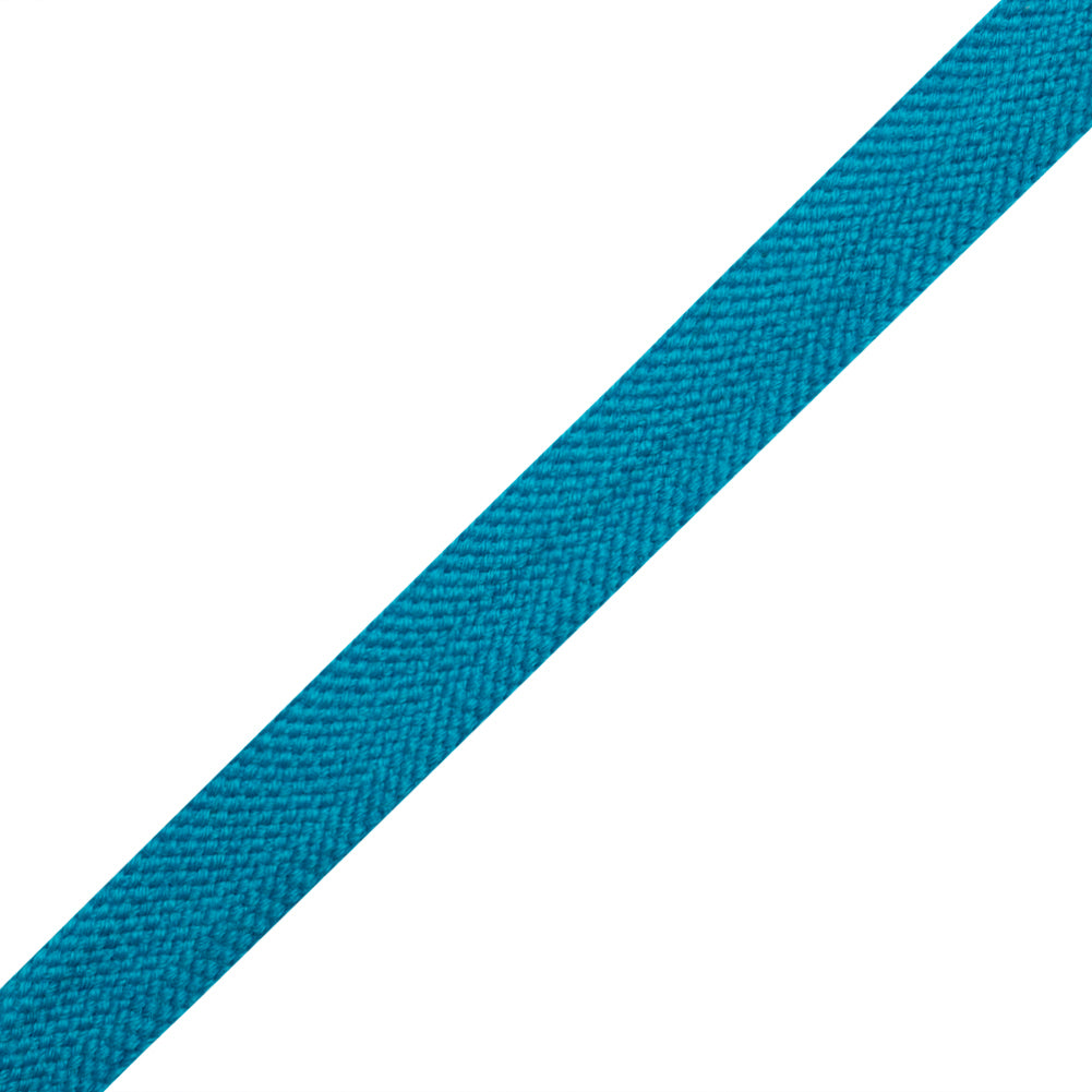 Turquoise Wool Braided Tape - 0.75
