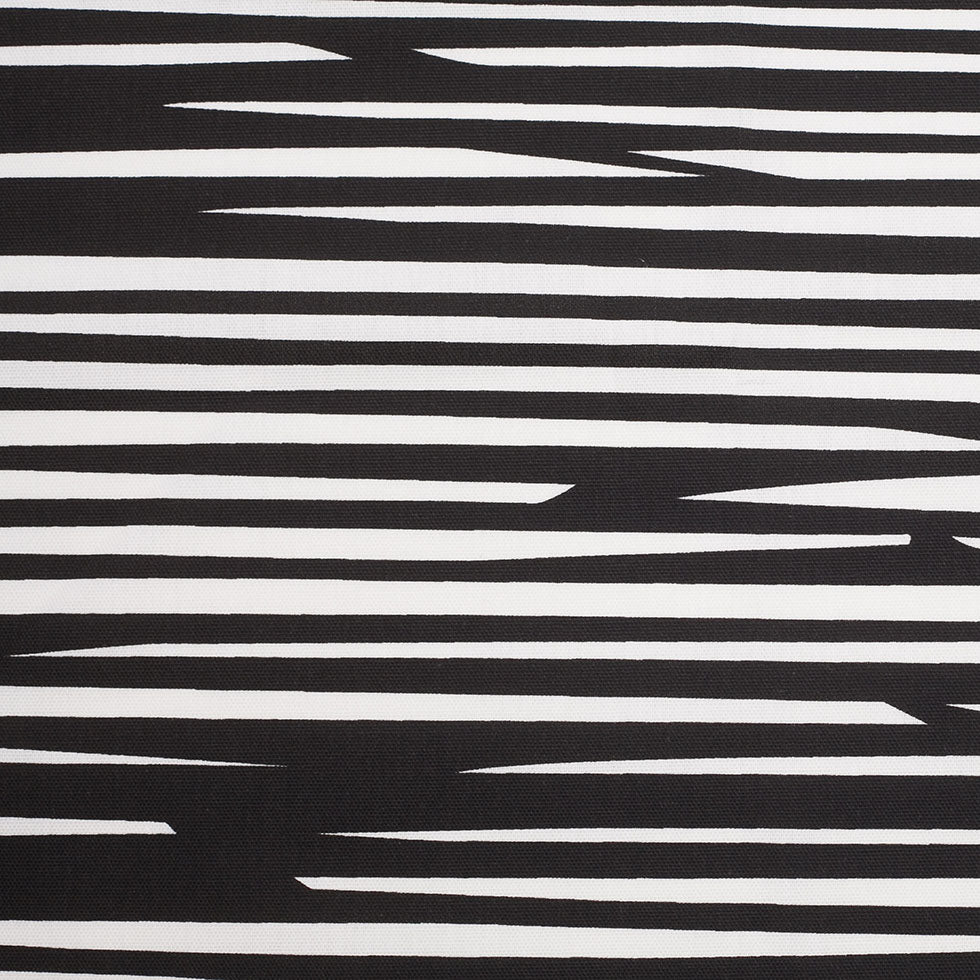 Swedish Black/White Striped Woven Cotton Print - Joann Fabrics