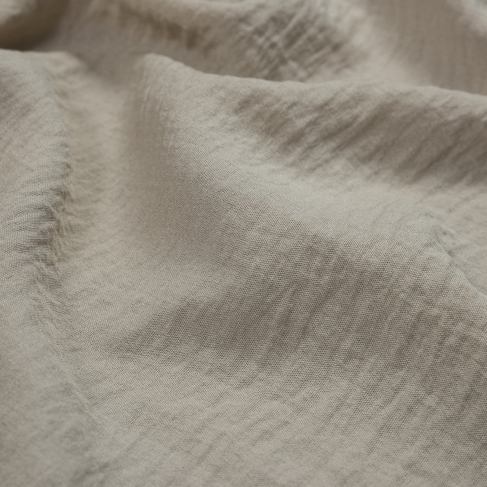 Beige Wrinkled Cotton and Polyester Blend - Joann Fabrics