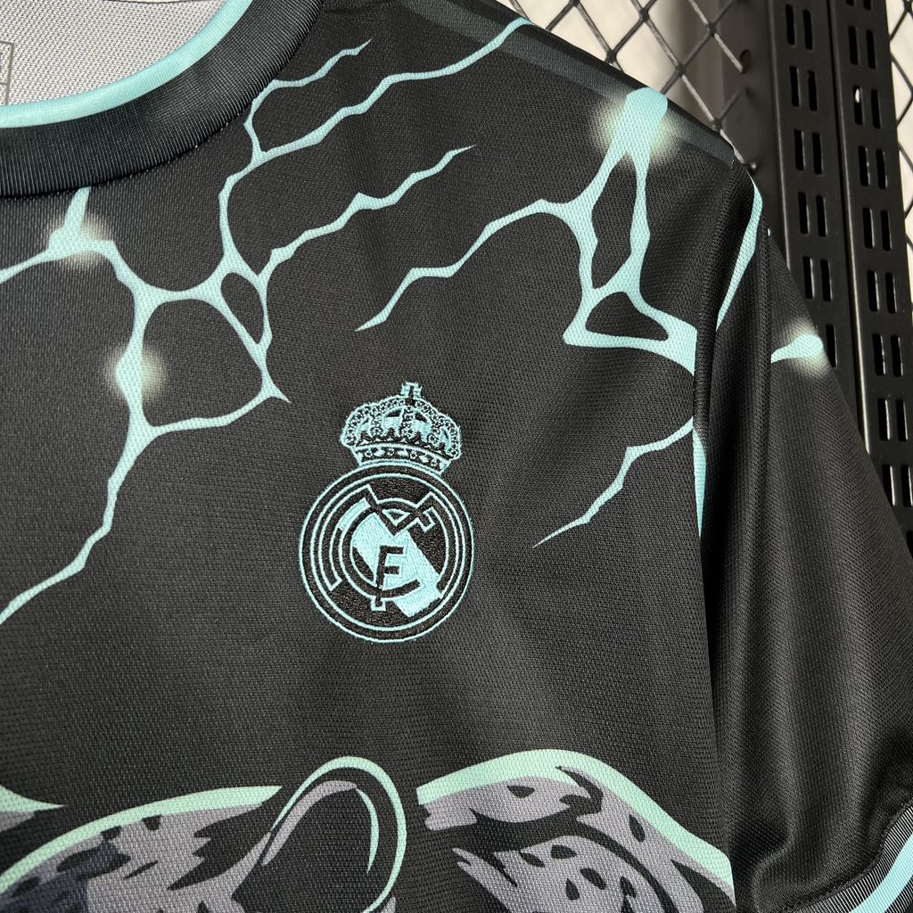 2024/2025 Real Madrid Special Edition Black And Green Jersey 1:1 Thai Quality