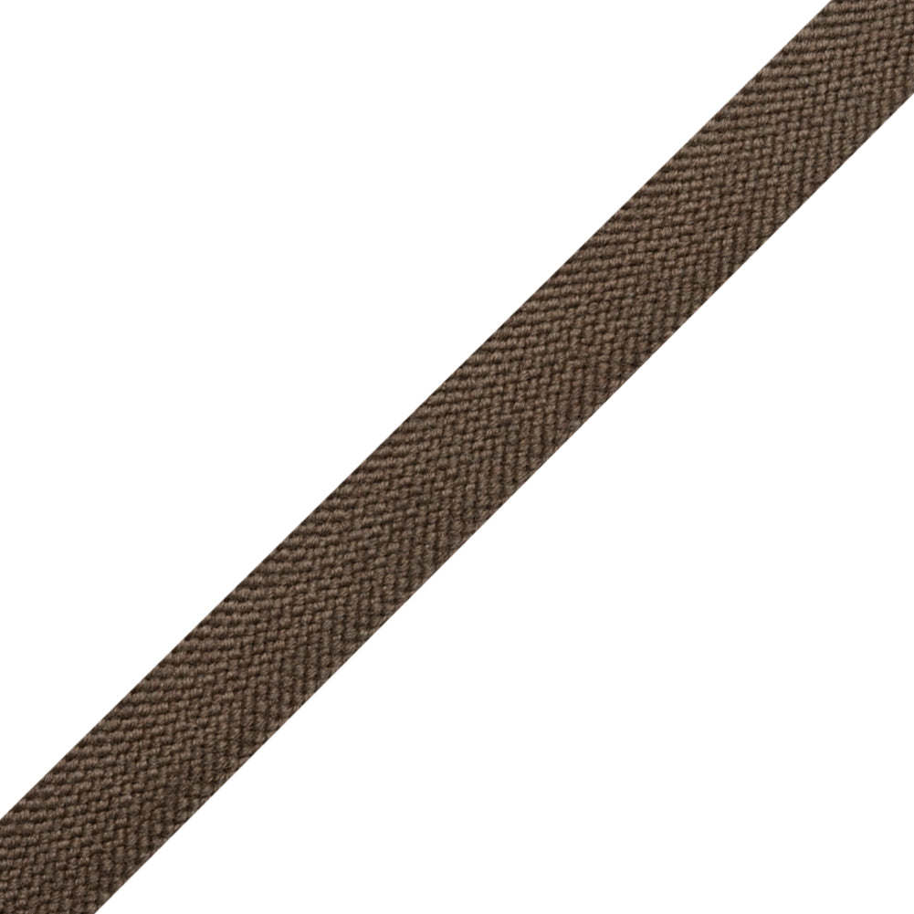 Mocha Wool Braided Tape - 0.75