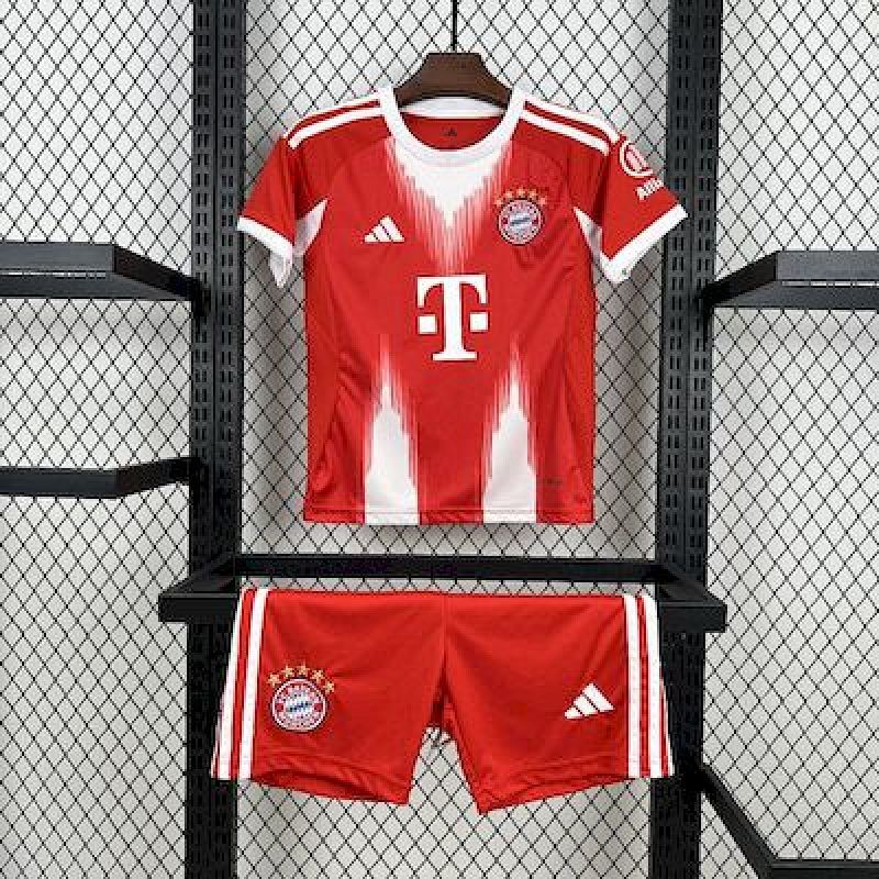 2025/2026 Bayern Munich Home Football Jersey 1:1 Thai Quality Kids Size