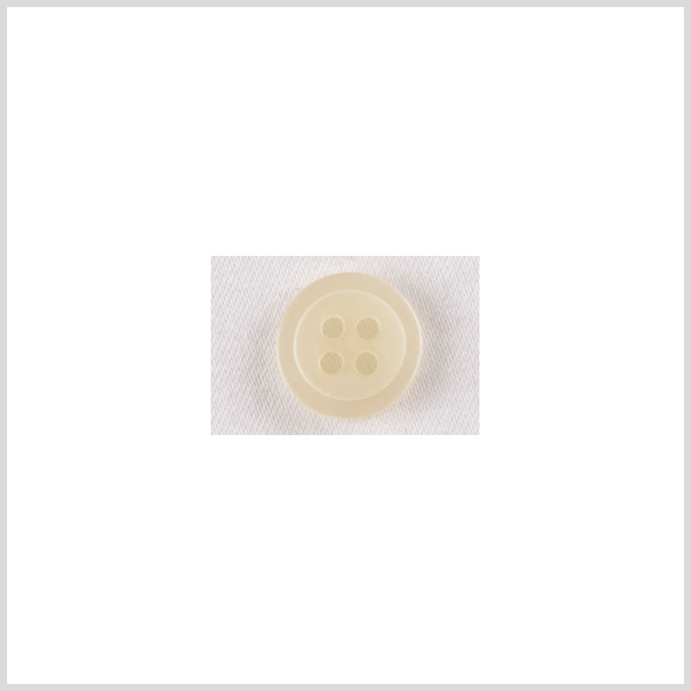 Plastic 4-Hole Button - 16L/10mm - Ivory Raised Center - Joann Fabrics