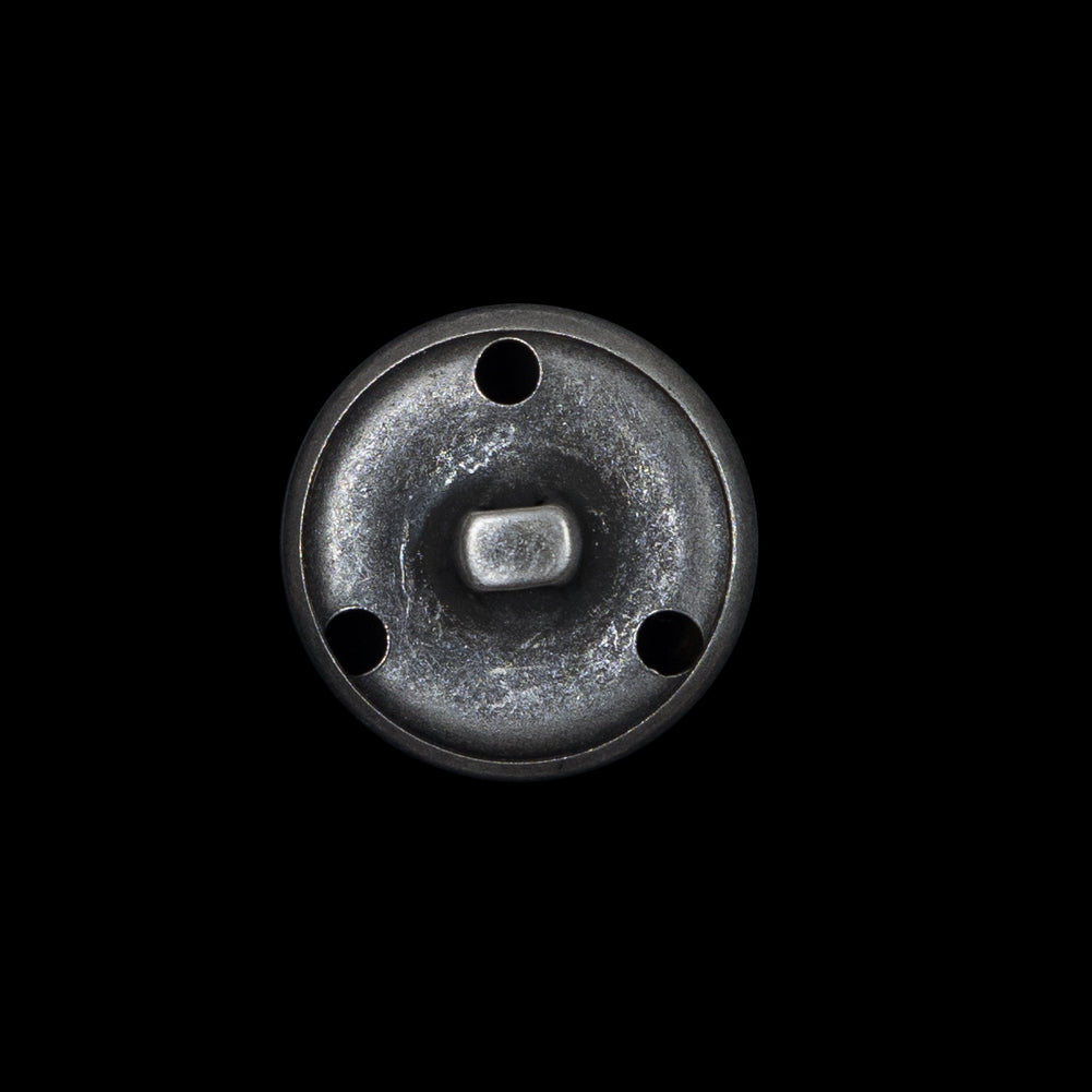 Silver Metal Domed Shank-Back Button - 34L/21.5mm - Joann Fabrics