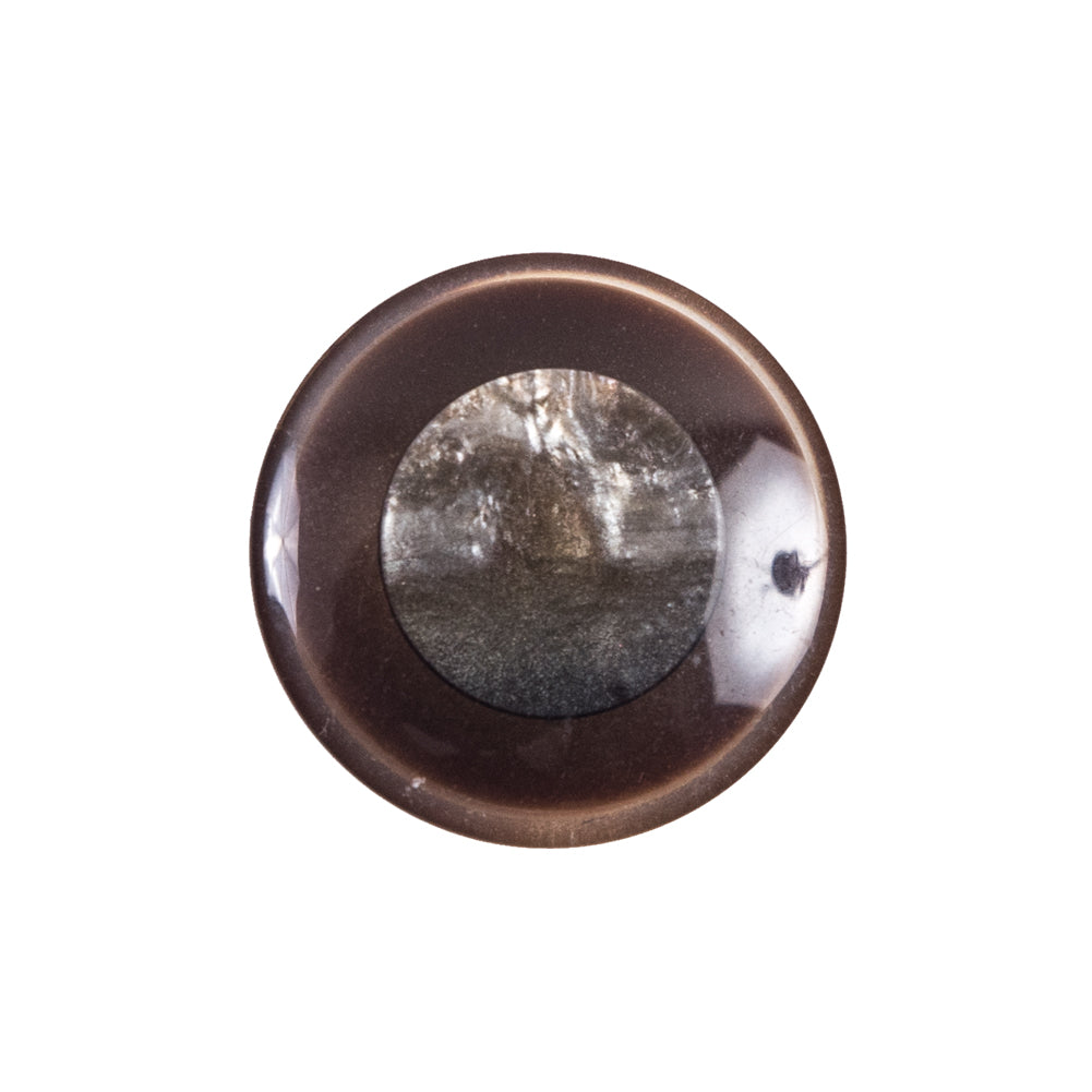 Brown Plastic Self Shank Button - 36L/23mm - Joann Fabrics