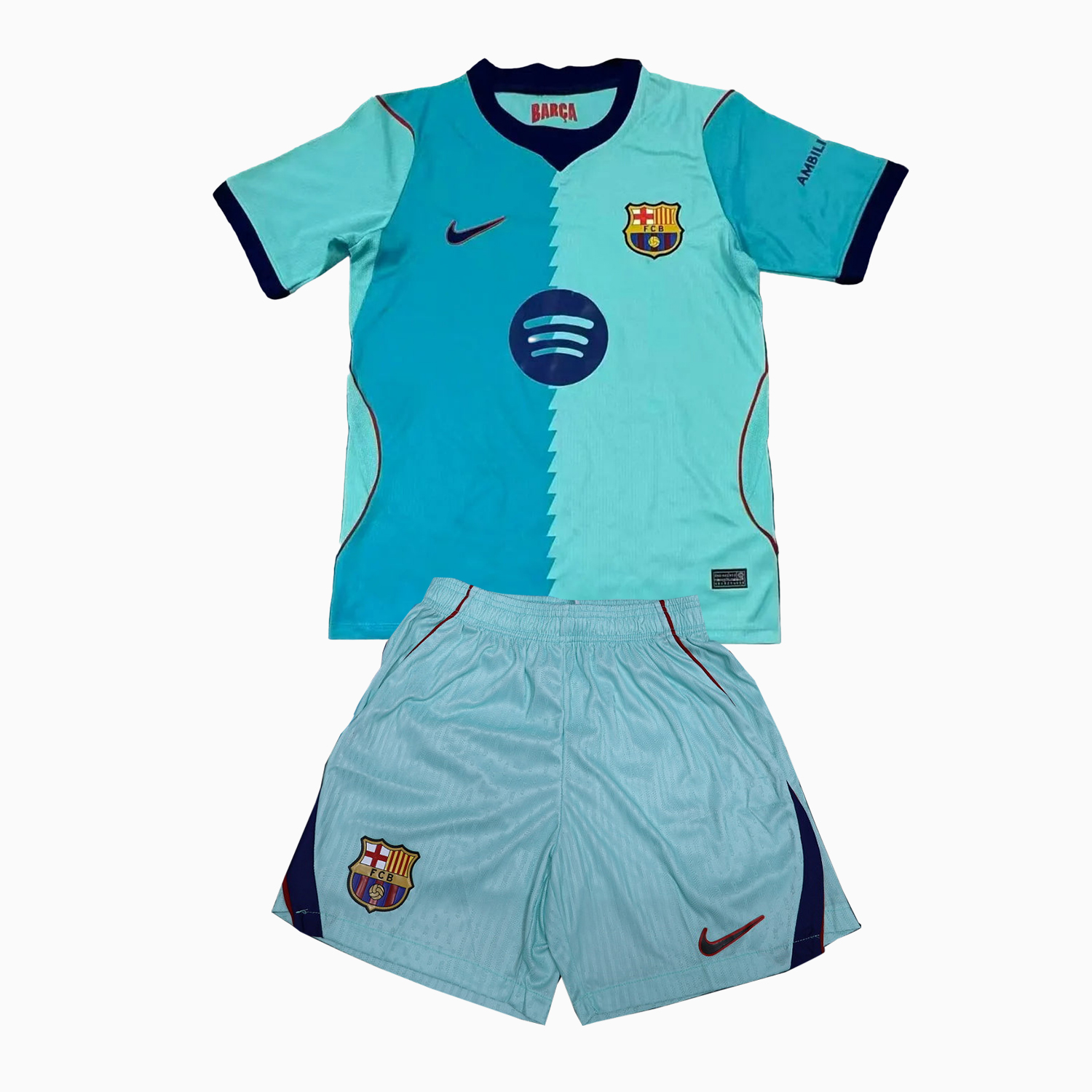Barcelona 26-27 Third Kids Kit - Player Version - UnitedFutballJersey