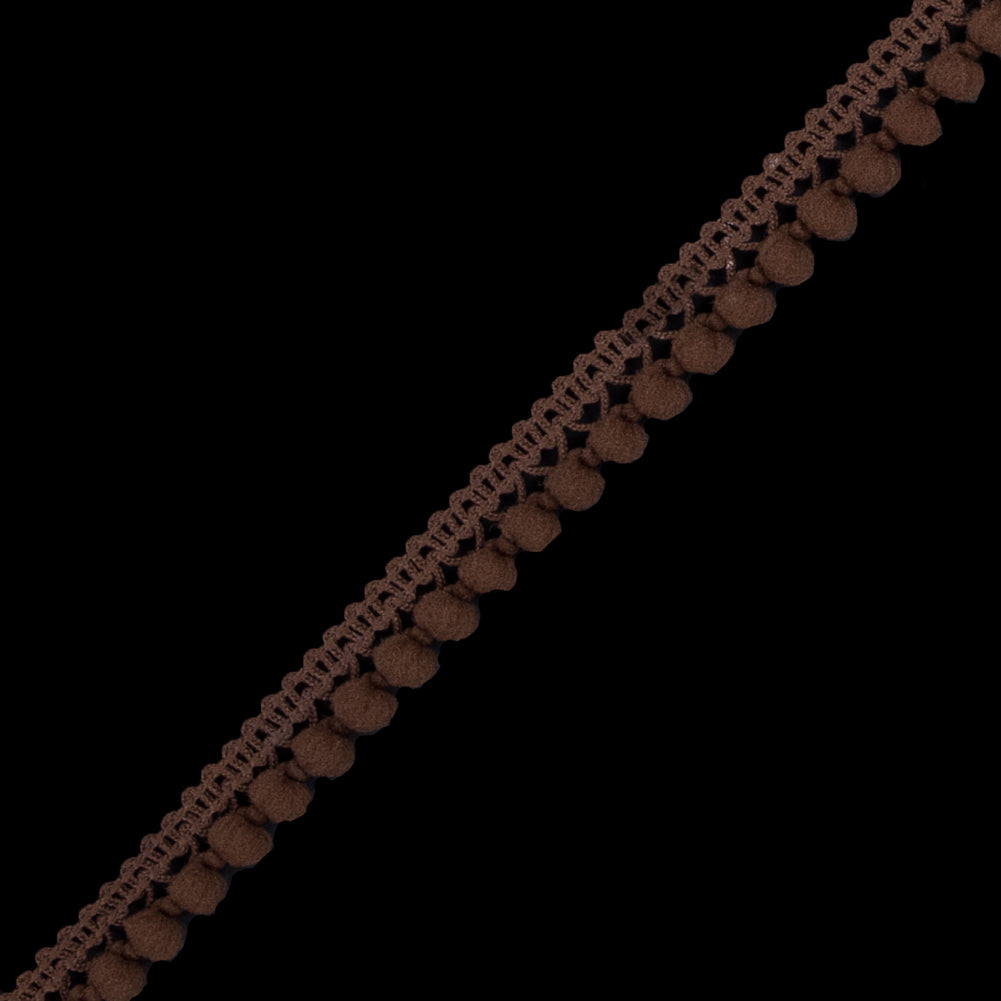European Mocha Single Row Mini Pom Pom Trim - Joann Fabrics