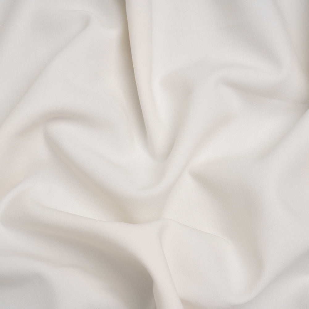 Stretch Recycled Polyester and Viscose Double Cloth - Off White - Deadstock - Joann Fabrics