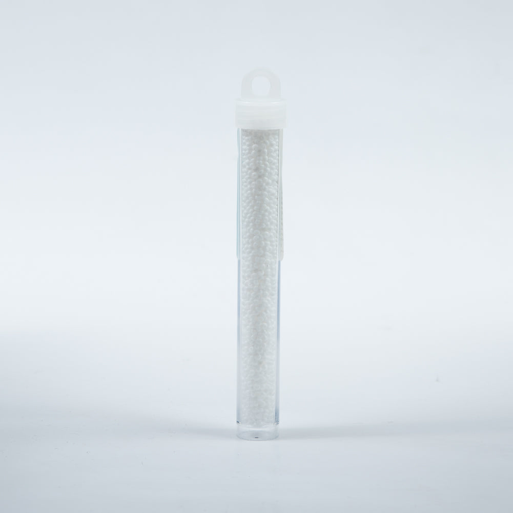 White Opaque Czech Seed Beads - Size 10 - Joann Fabrics