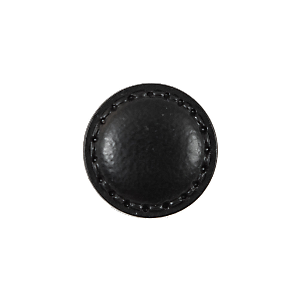 Black Domed Plastic Shank-Back Button - 30L/19mm - Joann Fabrics