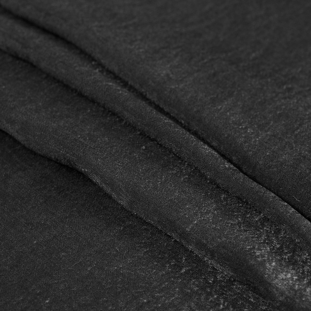 Italian Black Dyed Washed Polyester Dobby - Joann Fabrics