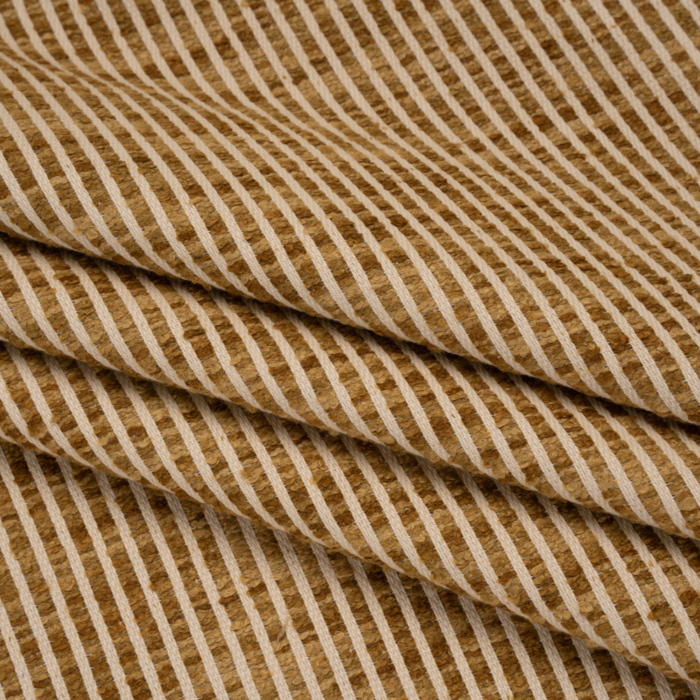 Polyester Boucle Woven - Honey Stripes - British Imported - Joann Fabrics