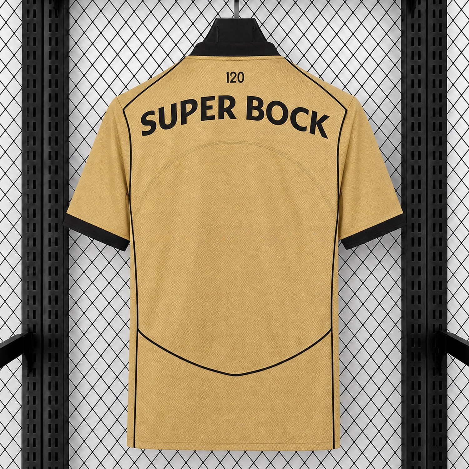 Sporting CP 26-27 Away Gold Jersey - Fans Version - UnitedFutballJersey