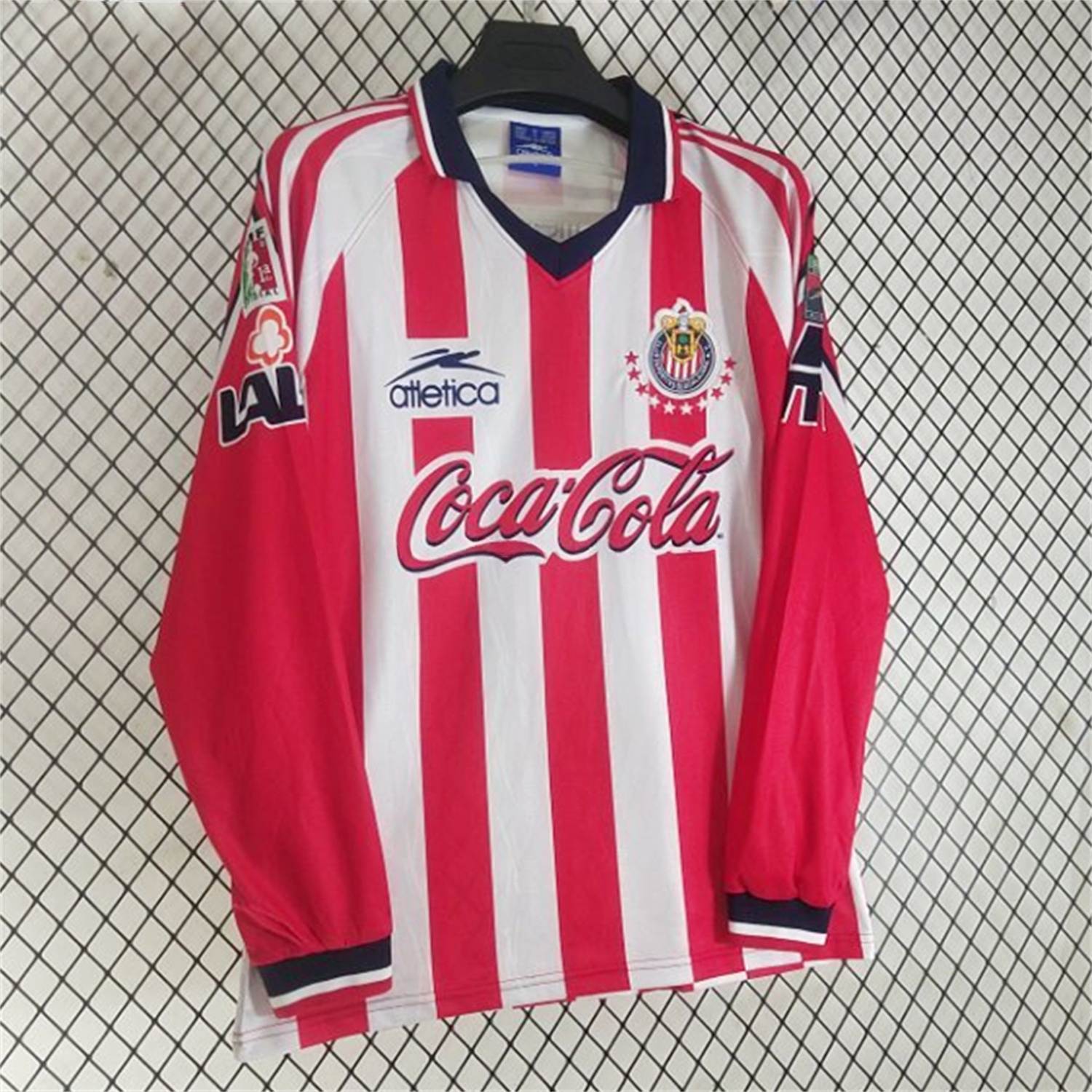 Retro Chivas de Guadalajara 1998-99 Home Long Sleeves Jersey - UnitedFutballJersey