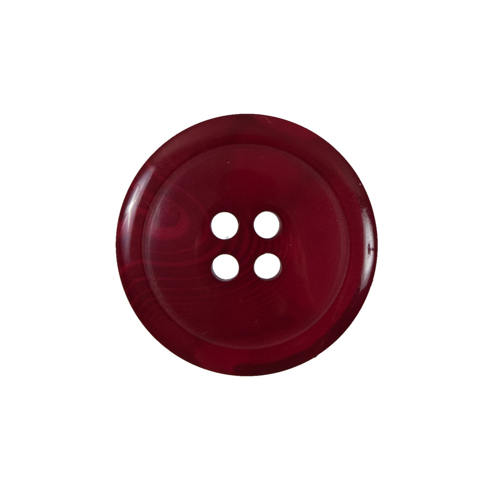 Red Translucent Four-Hole Button - 36L/23mm - Joann Fabrics