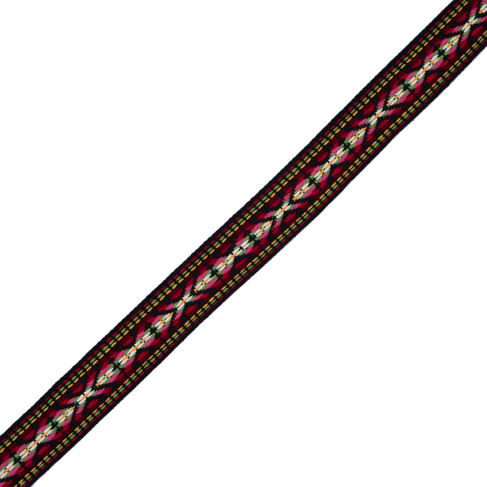 Multi-Color Geometric Jaquard Ribbon - 1