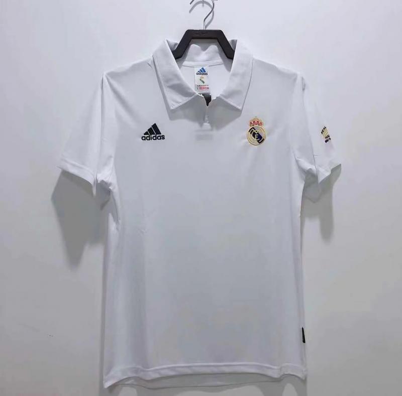 2002/2003 Retro Real Madrid Home Football Jersey Champions League Edition 1:1 Thai Quality