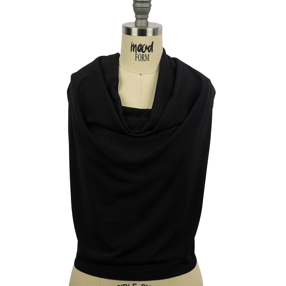 Stretch Polyester Crepe Knit - Black - Arabesque Collection - Joann Fabrics