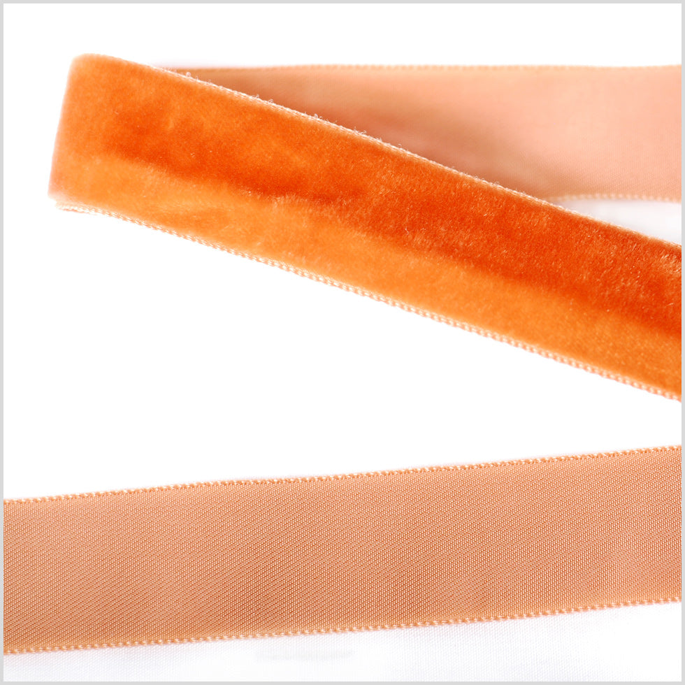 Single Faced Velvet Ribbon Made in Italy - 7/8