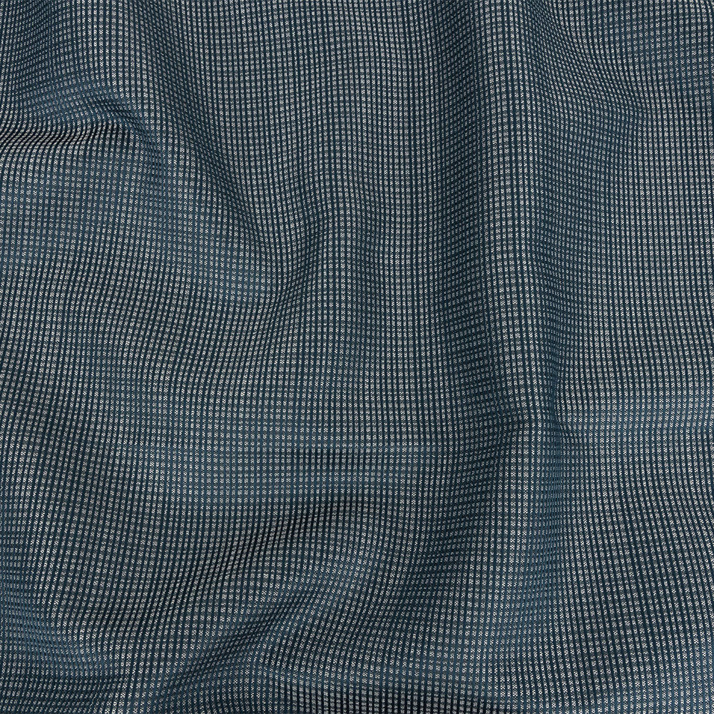 Gridded Polyester Woven - Indigo - British Imported - Joann Fabrics