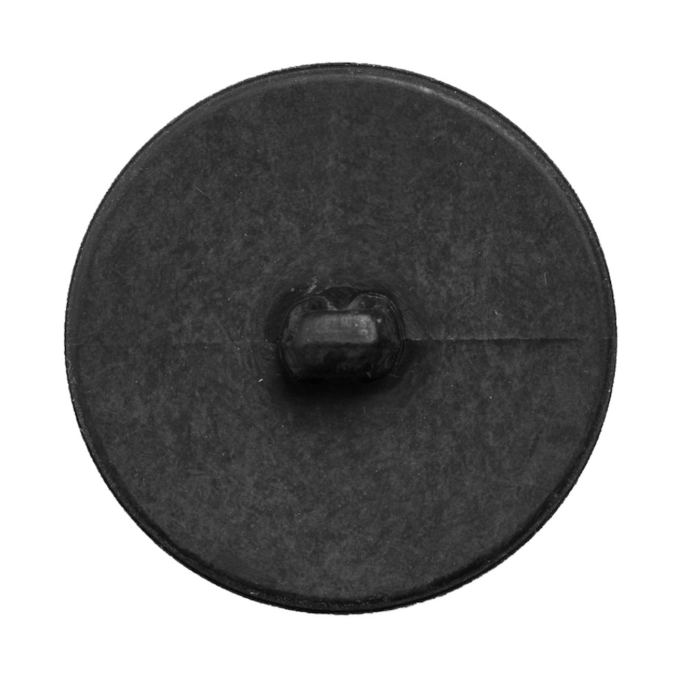 Italian Black Wavy-Textured Plastic Shank Back Button - 54L/34mm - Joann Fabrics