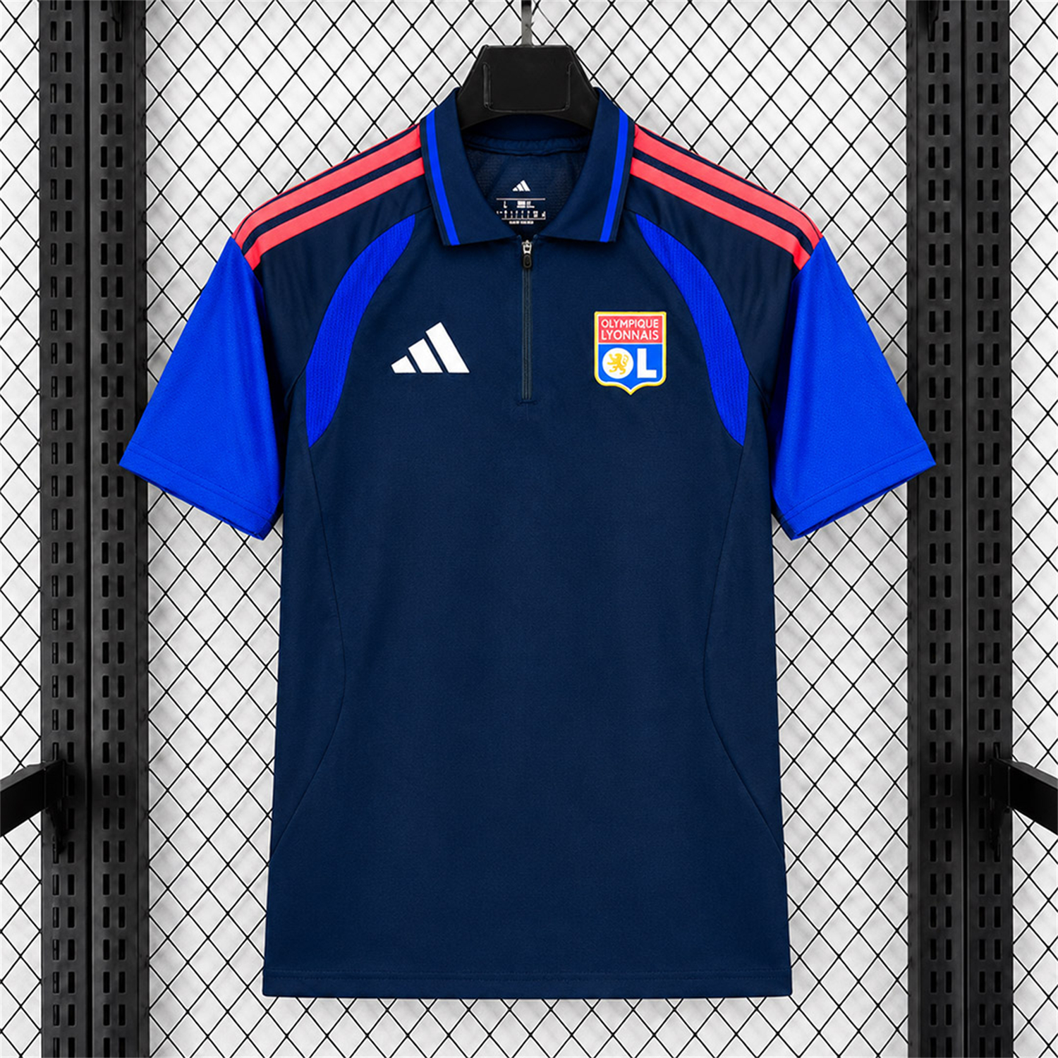 Lyon 26-27 Blue Polo Jersey - Fans Version - UnitedFutballJersey