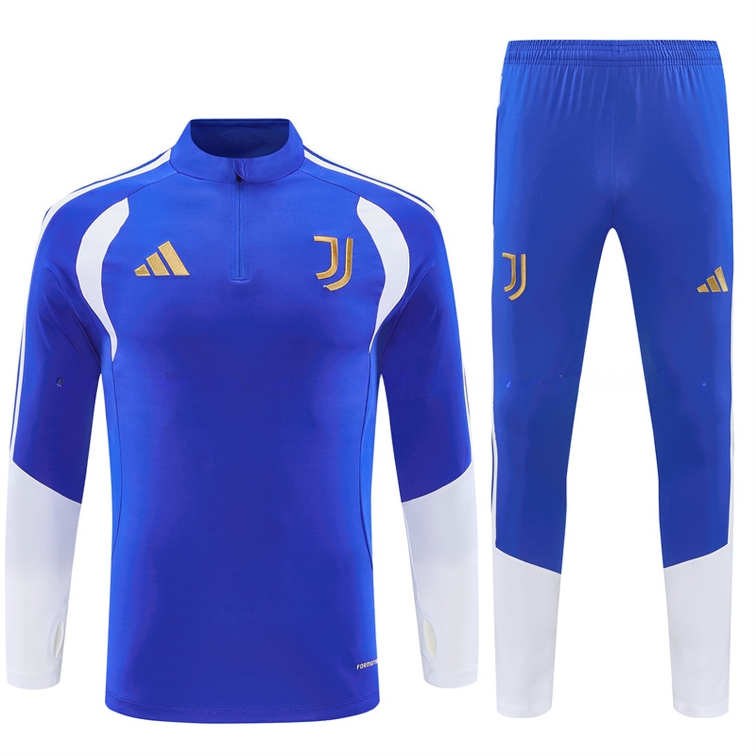 Juventus 26-27 Long Sleeve Training Set - Royal Blue Top & Royal Blue Pants - UnitedFutballJersey