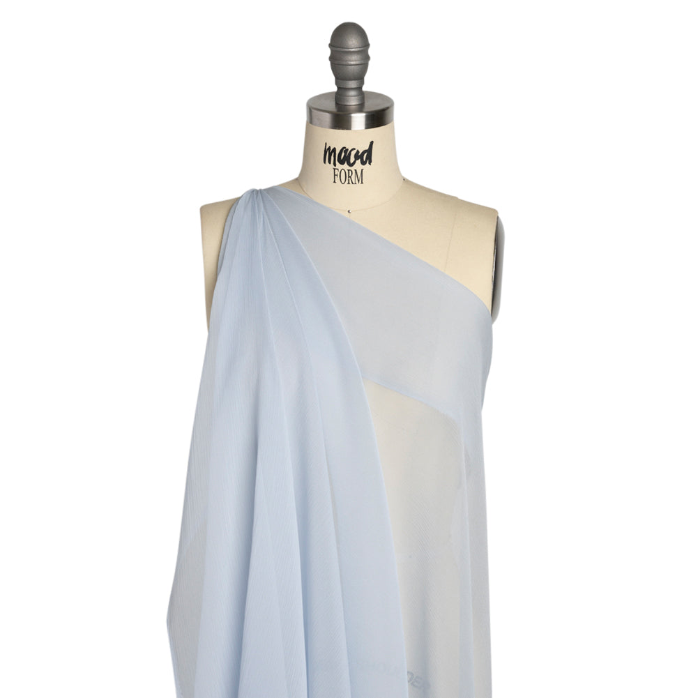 Crinkled Silk Chiffon - Baby Blue - Premium Collection - Joann Fabrics