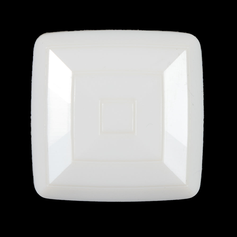 Italian Ivory Square Plastic Button - 48L/30.5mm - Joann Fabrics