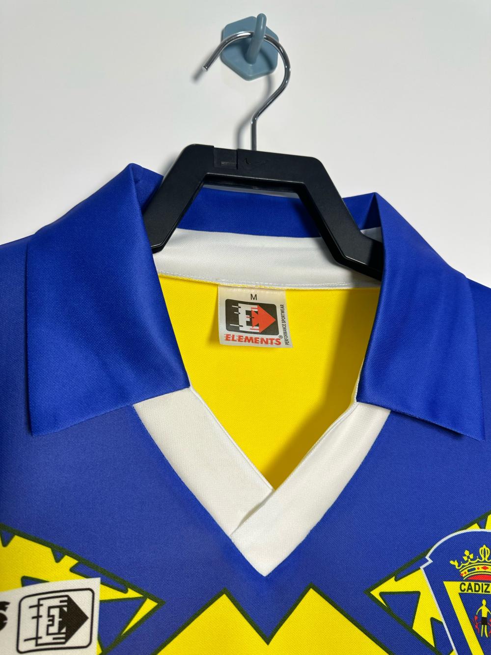 1991-1992 Retro Cádiz Home Football Shirt 1:1 Thai Quality