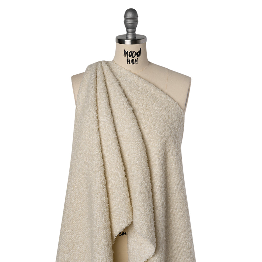 Wool Blend Boucle Tweed - Ivory - Joann Fabrics