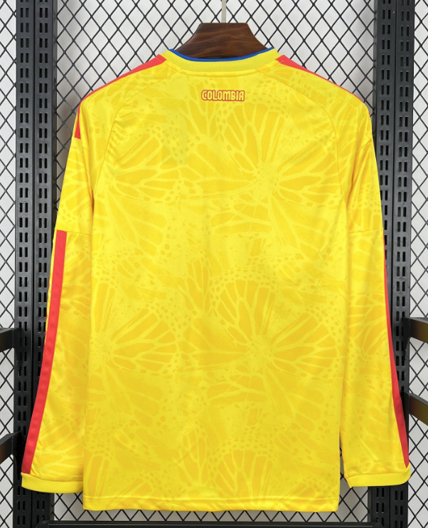 2026 Long Sleeve Colombia Home Football Jersey 1:1 Thai quality