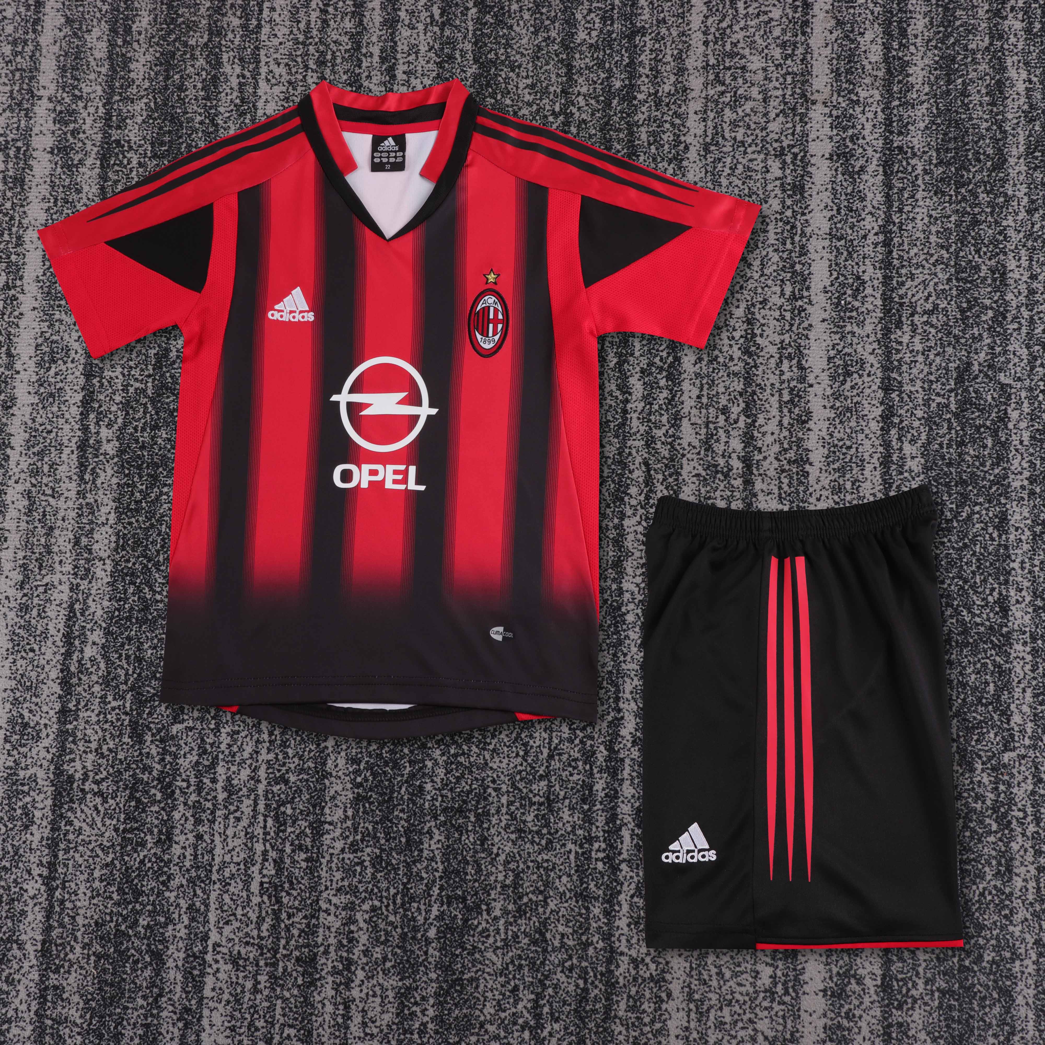 2004-2005 Retro AC Milan Third Away Football Shirt 1:1 Thai Quality Kids Size