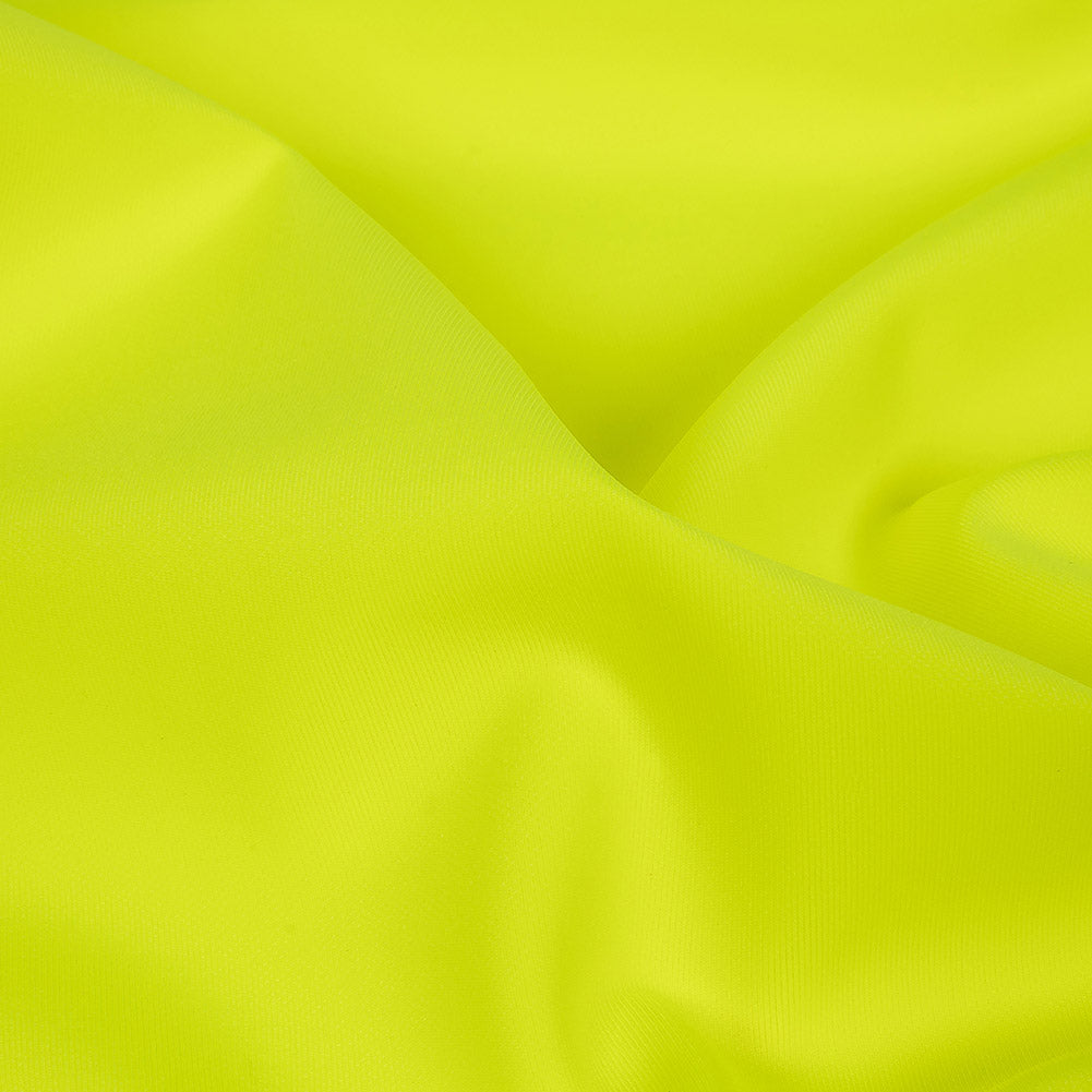 Compression Swimwear Tricot, UV Protective with Aloe Vera Microcapsules - Neon Yellow - Caye Collection - Joann Fabrics