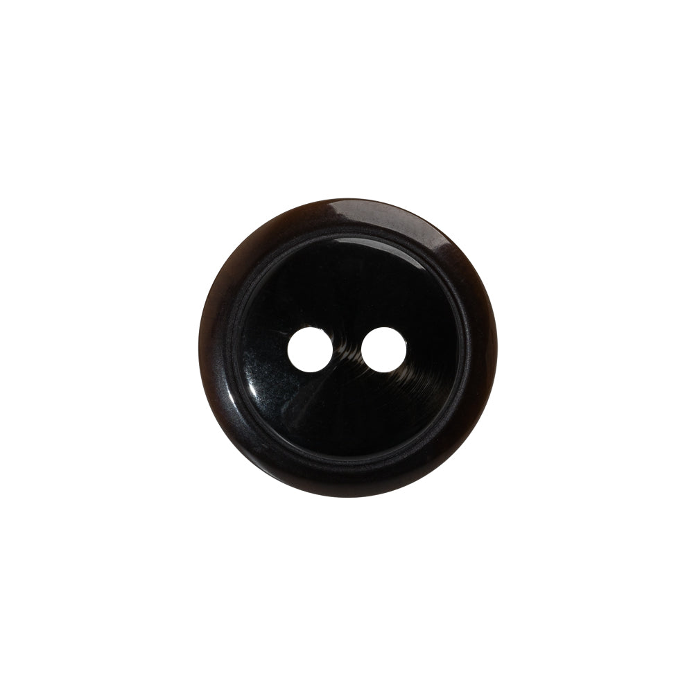 Plastic 2-Hole Button - 28L/18mm - Dark Brown Low Convex - Joann Fabrics