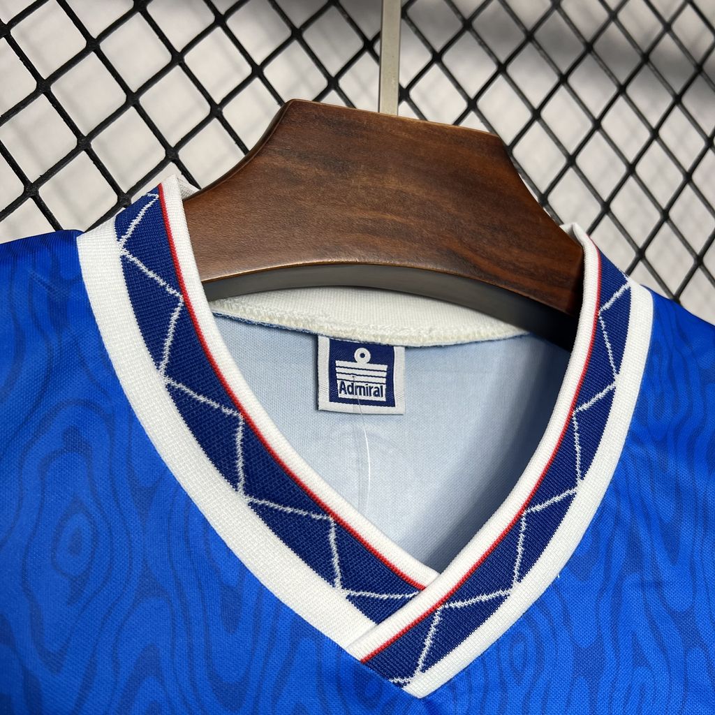 1990/1992 Retro Rangers Home Football Shirt 1:1 Thai Quality