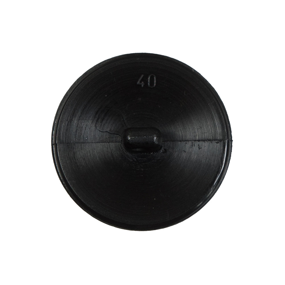 Italian Black Plated Bevel-Cut Button - 40L/25.5mm - Joann Fabrics