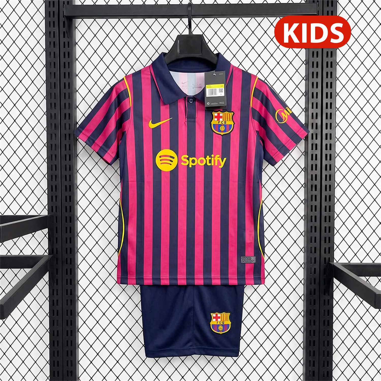 Barcelona 27-28 Home( Leaked Version ) Kids Kit - UnitedFutballJersey