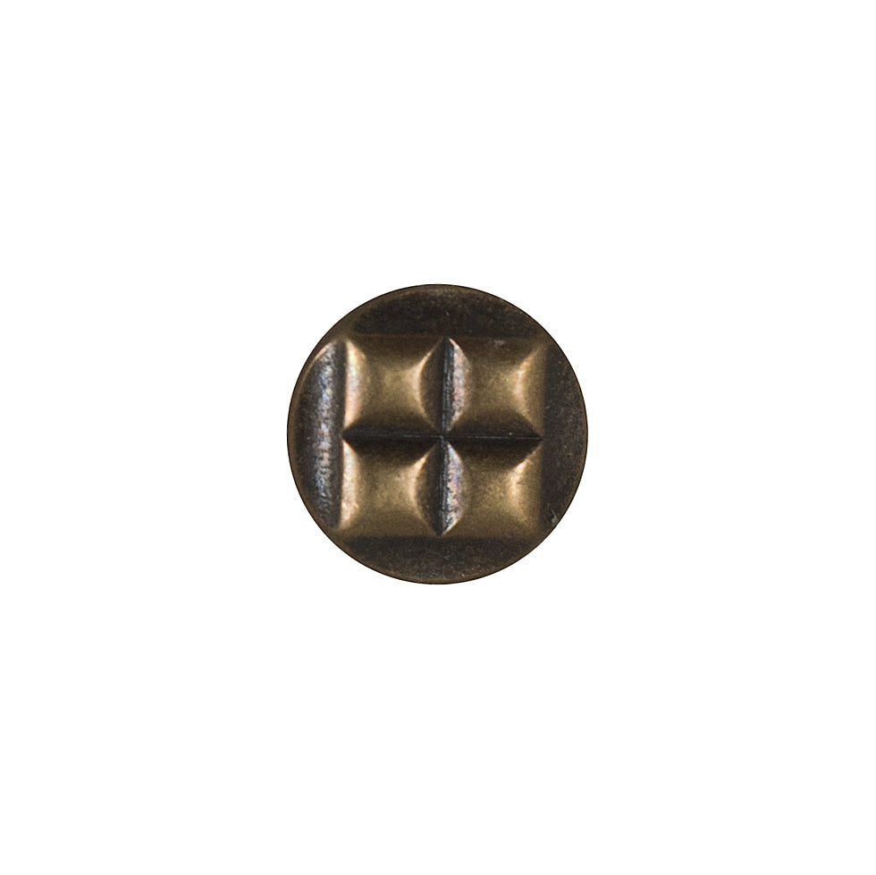 Antique Gold Metal Shank Back Button - 20L/12.5mm - Joann Fabrics