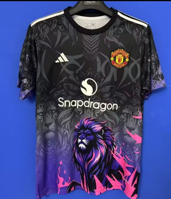 2025/2026 Manchester United  Pre-Training Football Jersey 1:1 Thai Quality